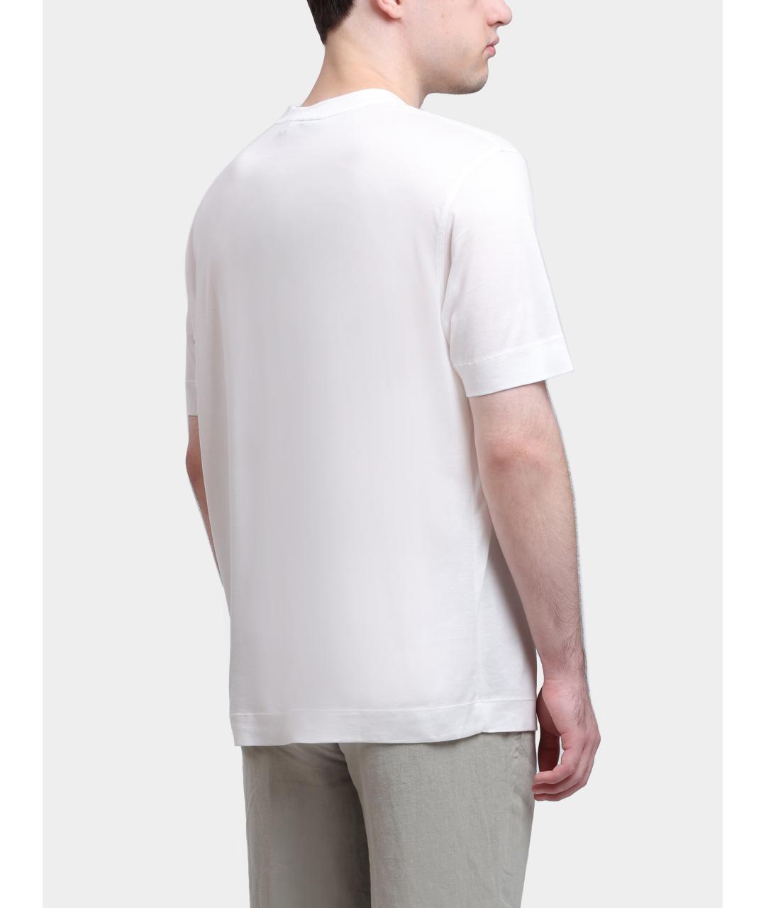 EMPORIO ARMANI Белая футболка, фото 5