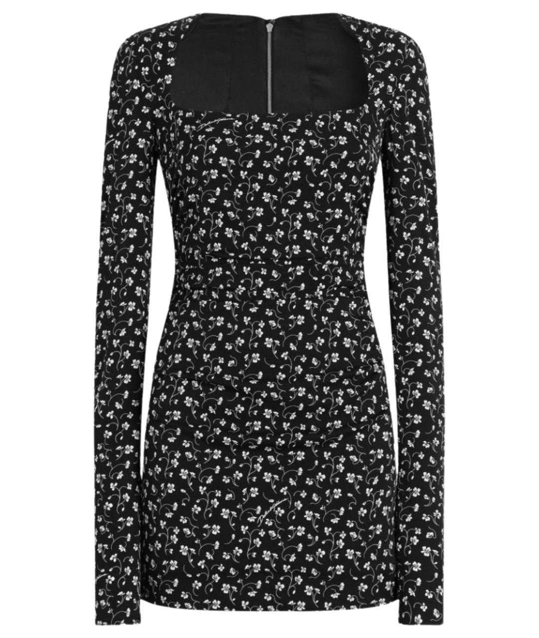 DOLCE&GABBANA Мульти шелковое коктейльное платье, фото 1