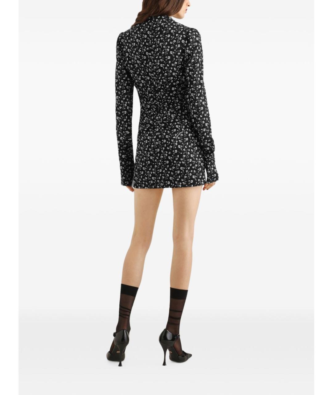 DOLCE&GABBANA Мульти шелковое коктейльное платье, фото 2