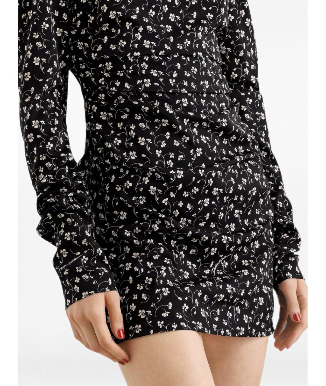 DOLCE&GABBANA Мульти шелковое коктейльное платье, фото 4