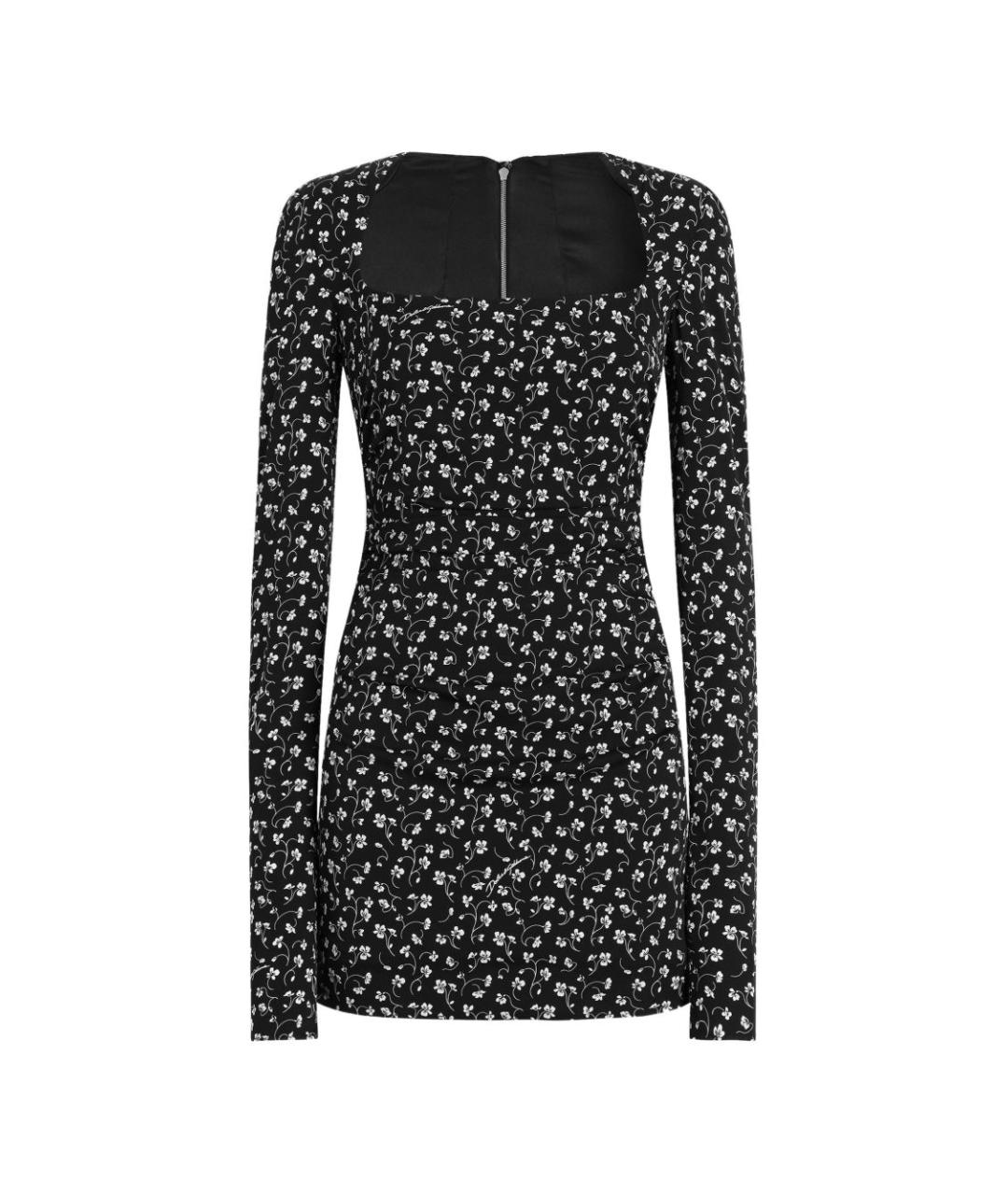 DOLCE&GABBANA Мульти шелковое коктейльное платье, фото 6