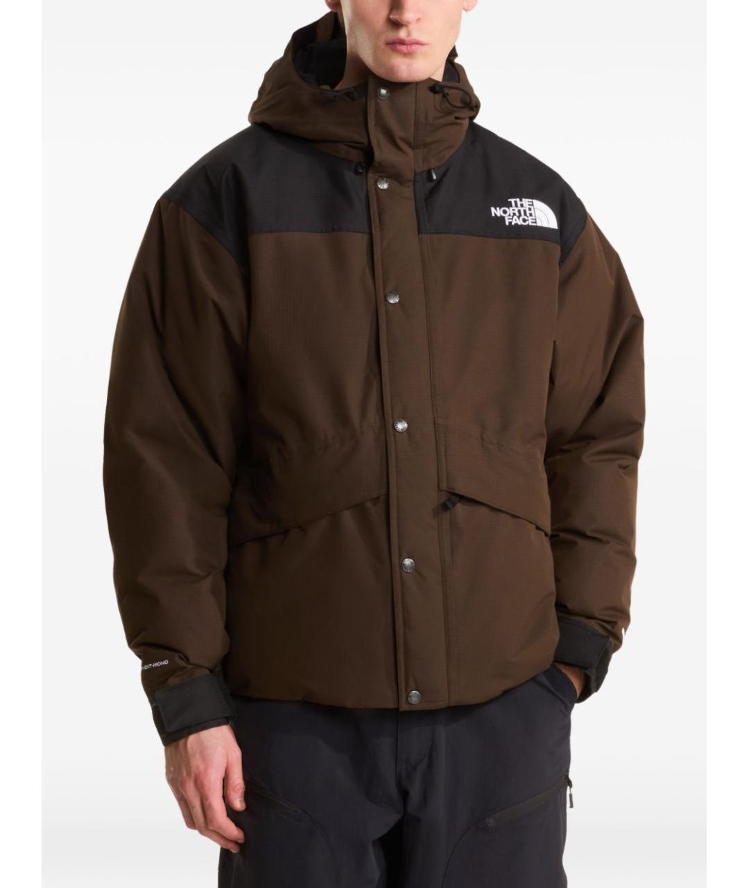 THE NORTH FACE Коричневая полиэстеровая куртка, фото 2