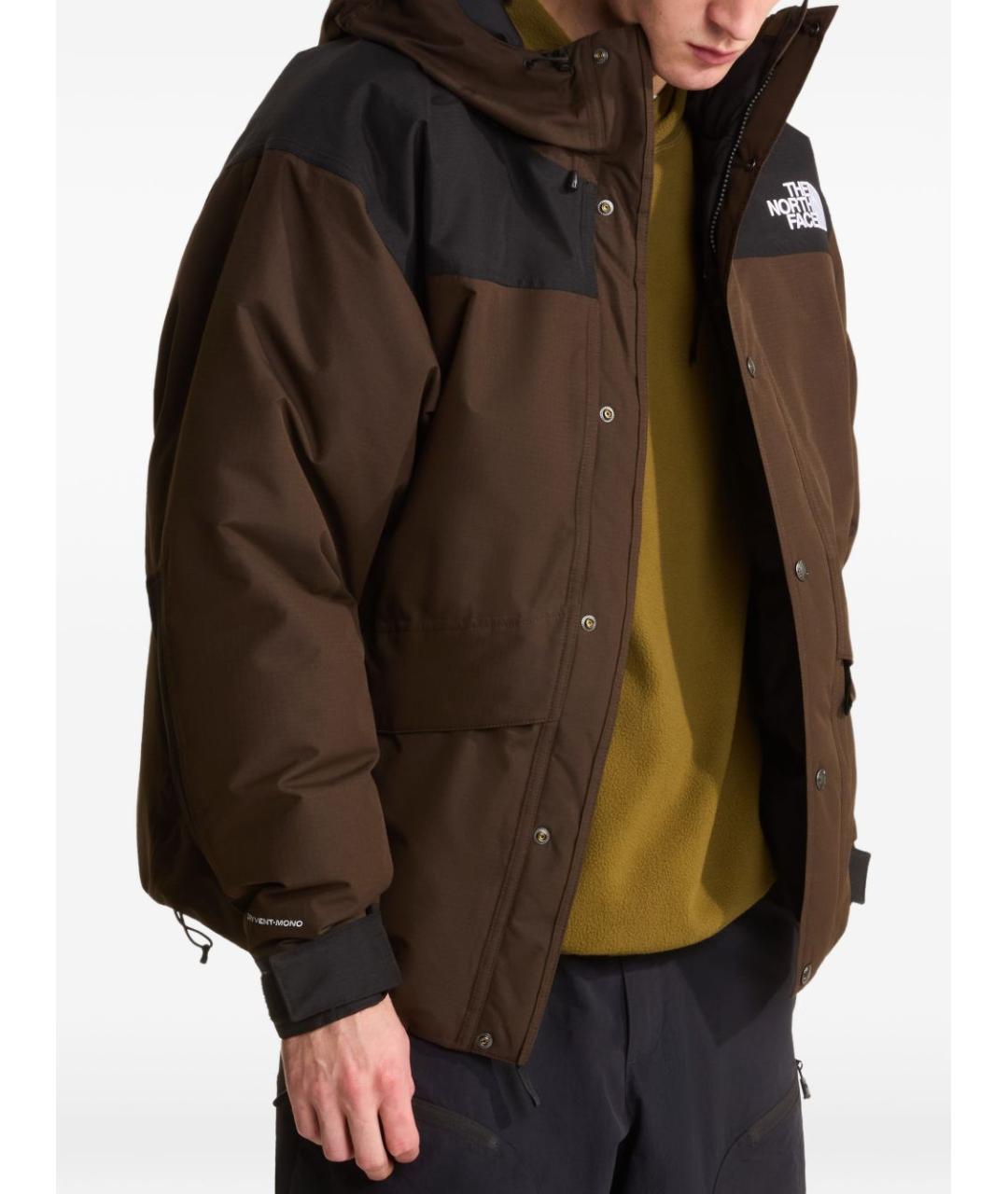 THE NORTH FACE Коричневая полиэстеровая куртка, фото 3