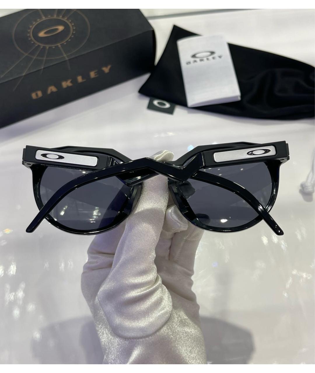 OAKLEY Черные пластиковые солнцезащитные очки, фото 6