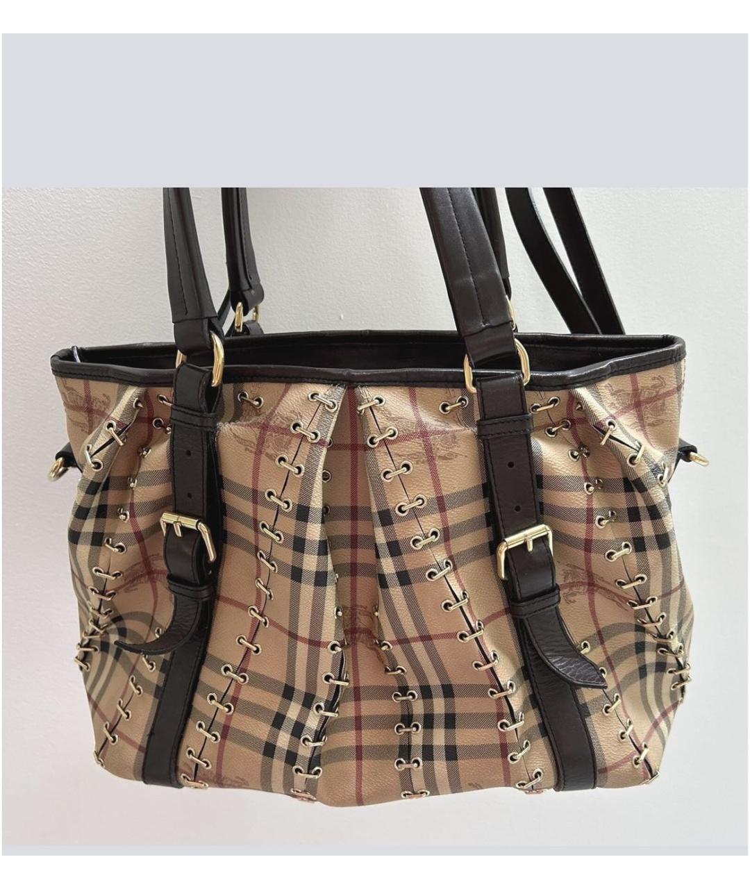 BURBERRY Мульти кожаная сумка через плечо, фото 7