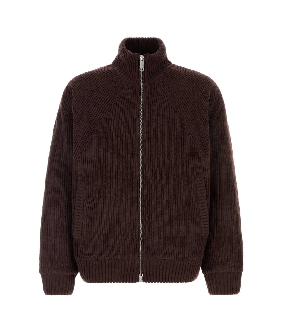 CARHARTT WIP Коричневый полиэстеровый кардиган, фото 3