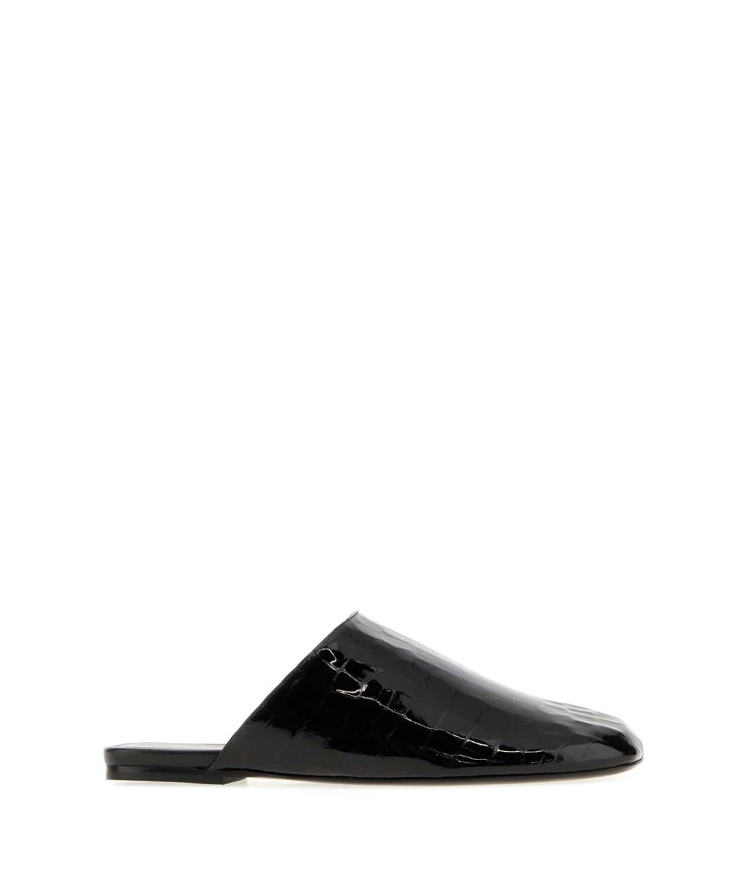 STUART WEITZMAN Черные кожаные мюли, фото 3