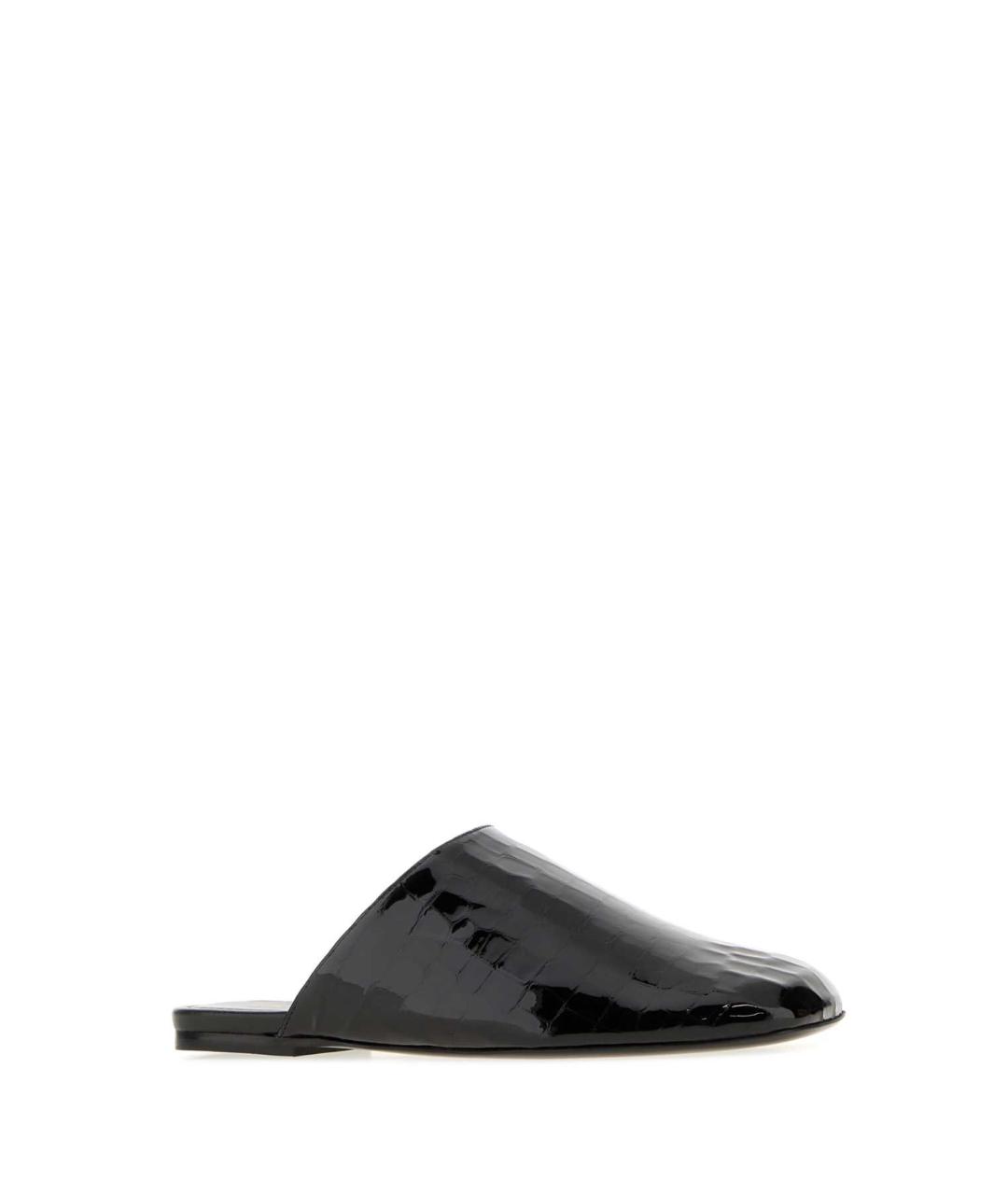 STUART WEITZMAN Черные кожаные мюли, фото 2
