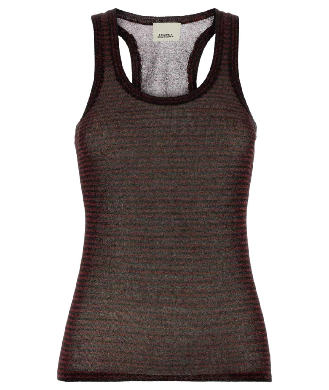 ISABEL MARANT Мульти вискозная футболка, фото 1