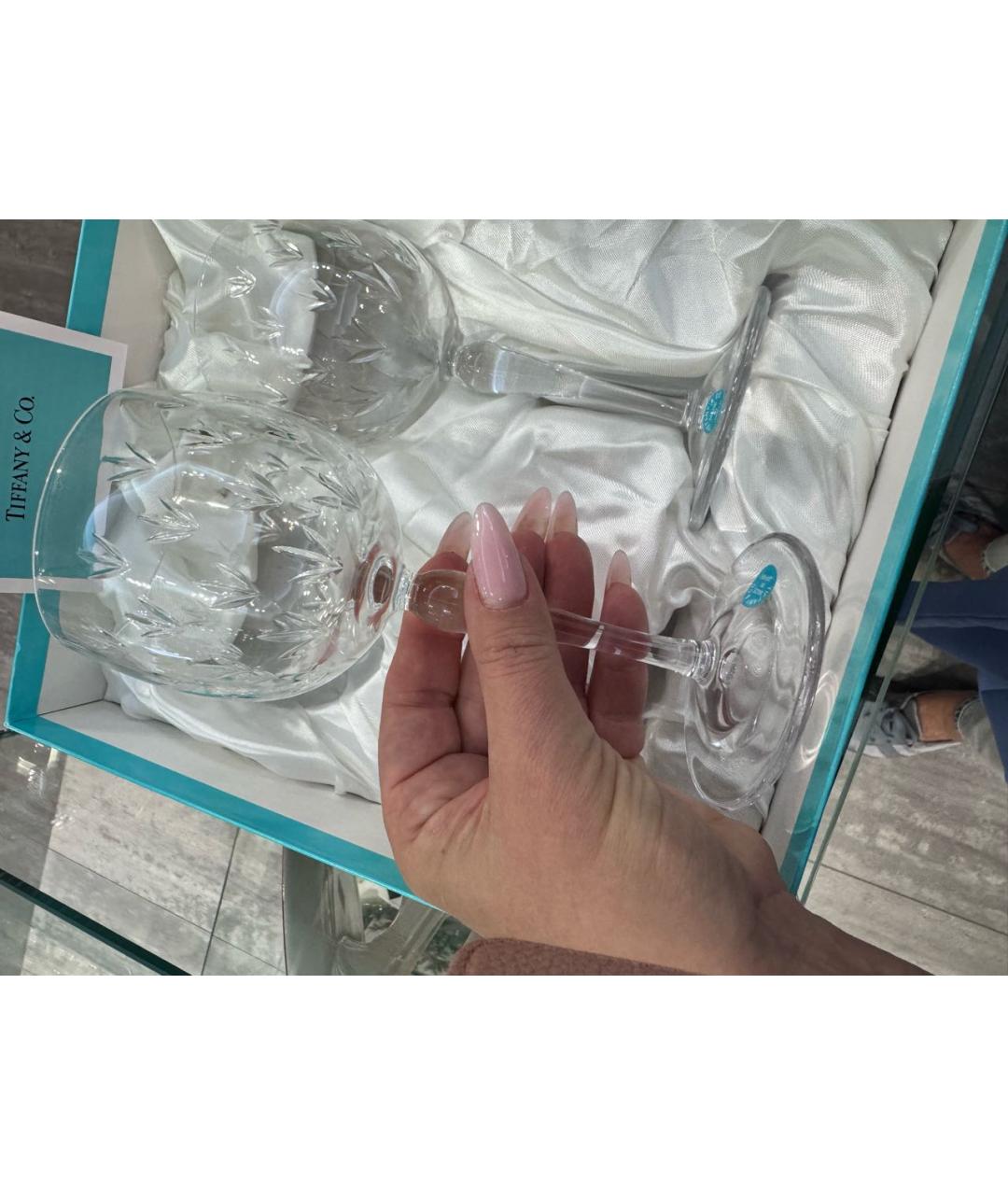 TIFFANY&CO Прозрачный хрустальный бокал для вина, фото 7