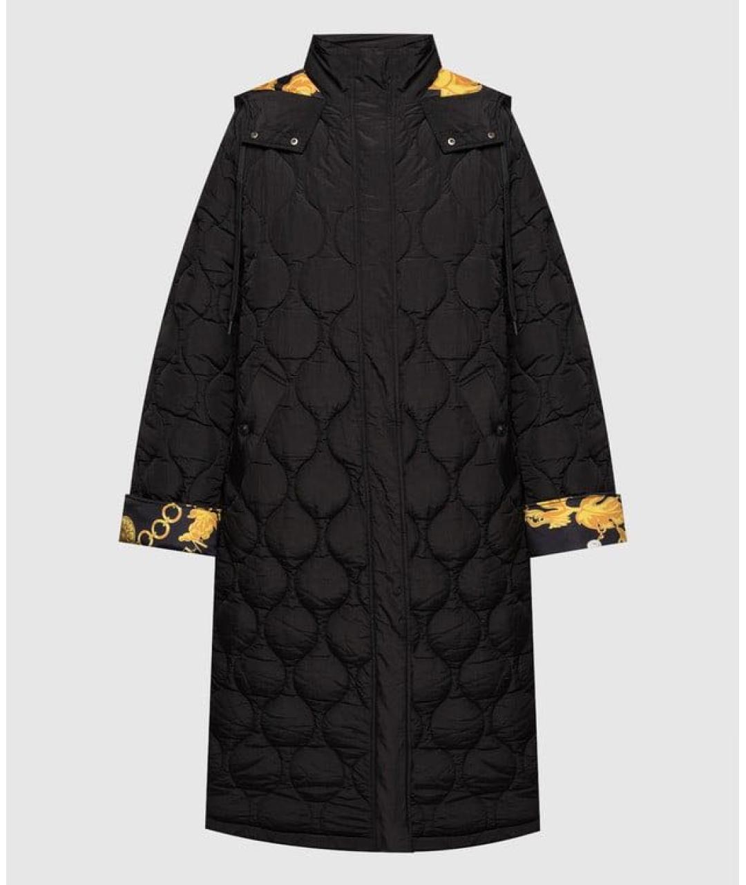 VERSACE JEANS COUTURE Черный пуховик, фото 6