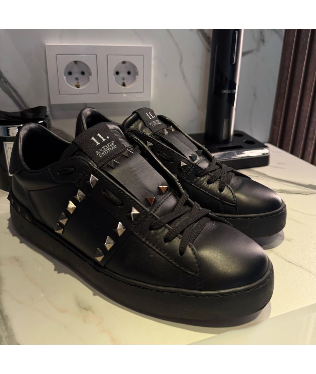 VALENTINO Черные кеды, фото 6