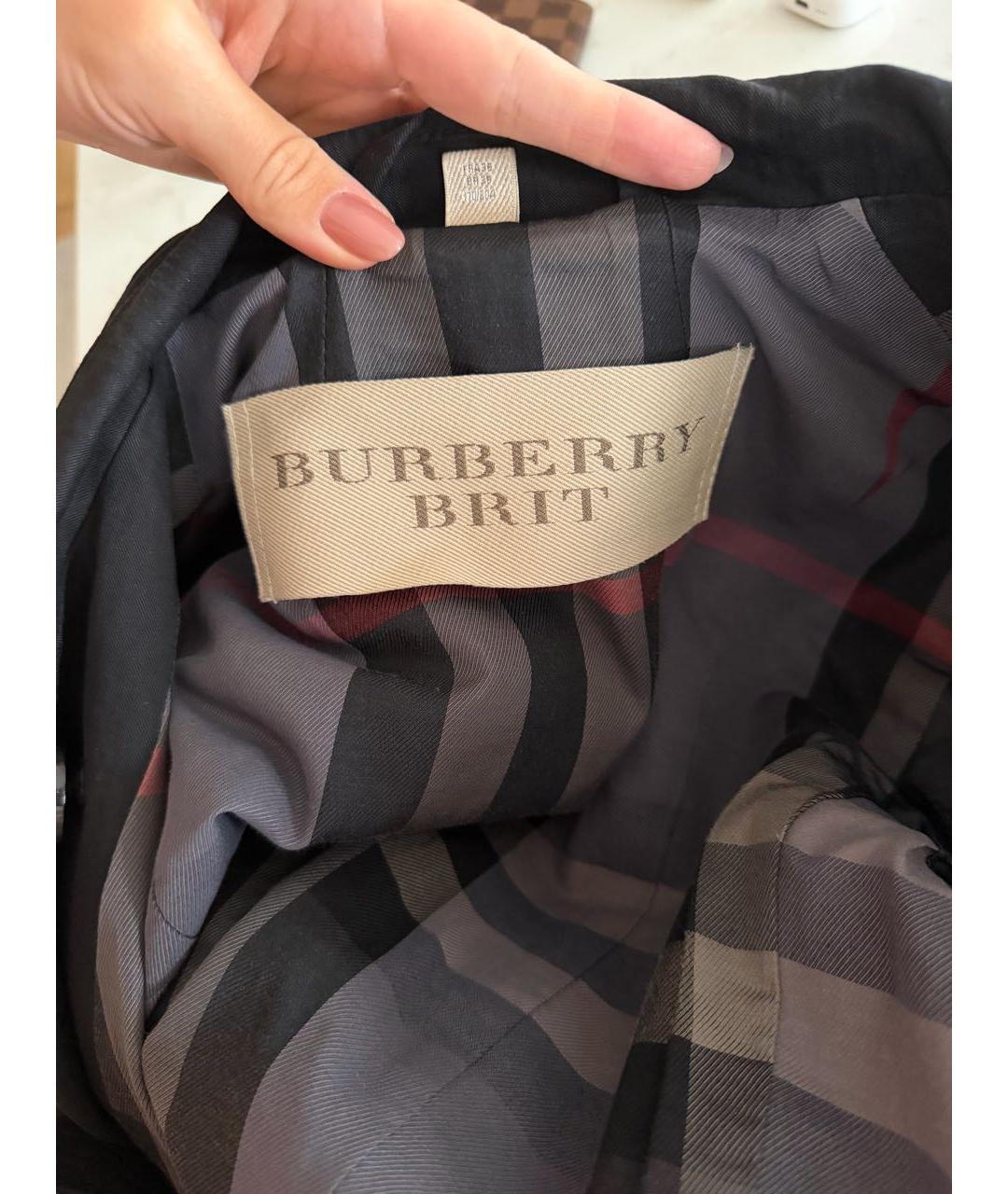 BURBERRY Черный тренч/плащ, фото 5