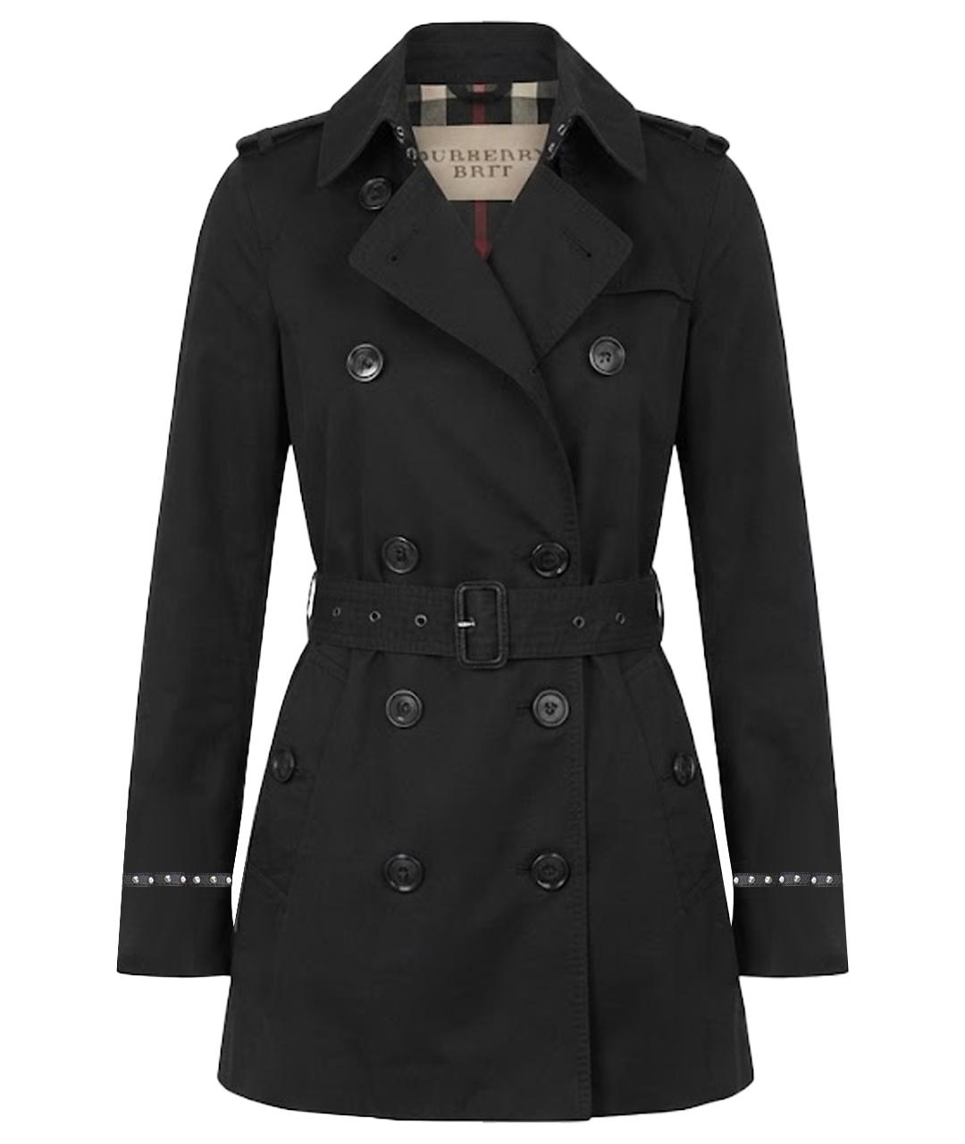 BURBERRY Черный тренч/плащ, фото 1