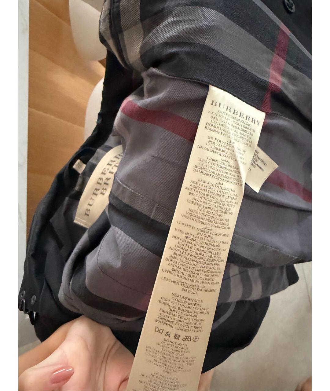 BURBERRY Черный тренч/плащ, фото 7