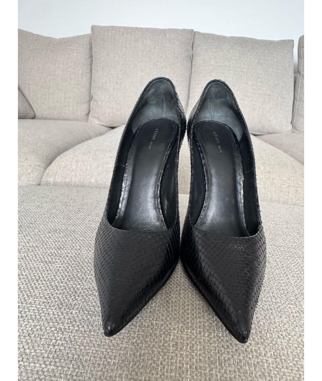 CELINE Черные туфли из экзотической кожи, фото 2