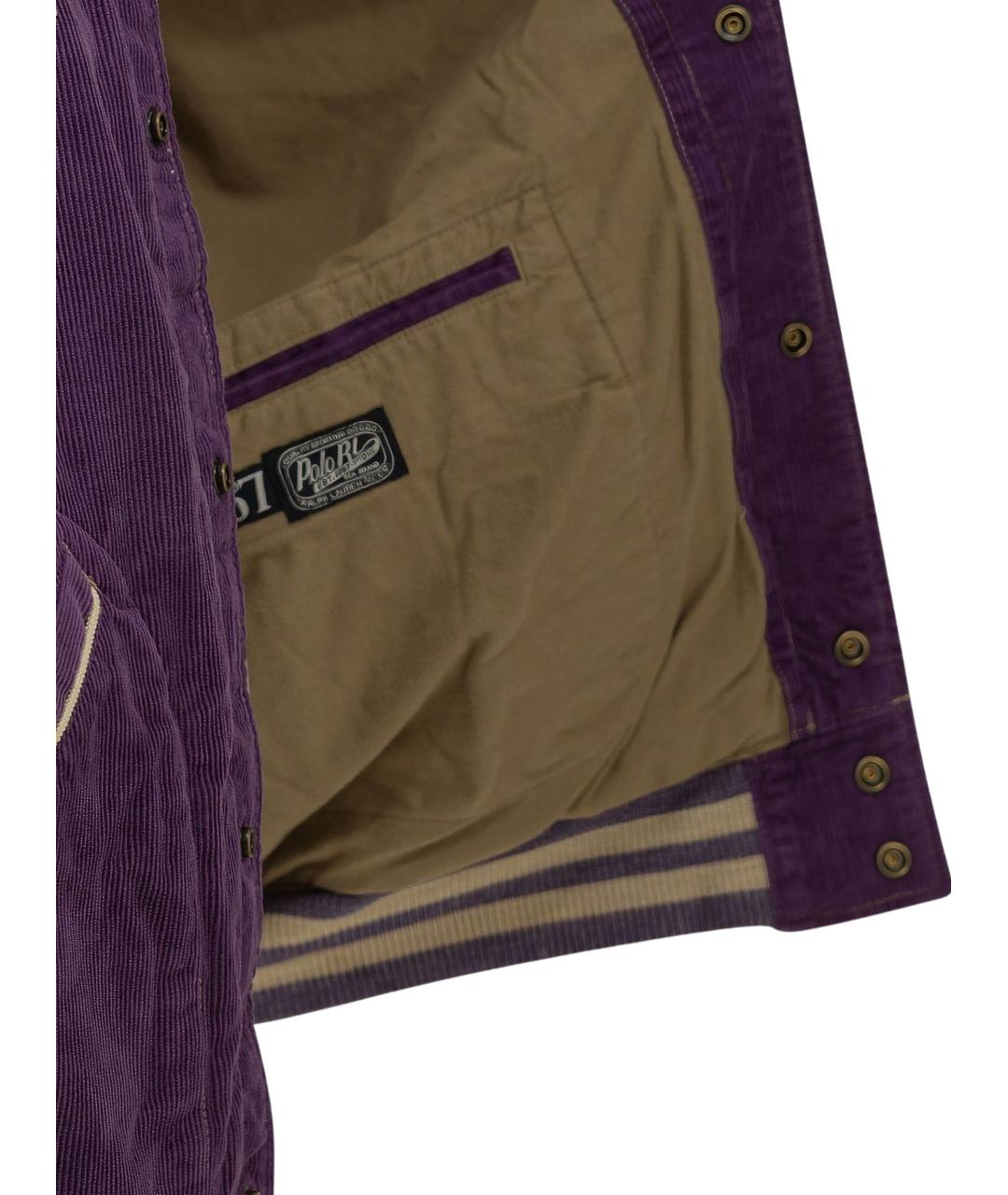 POLO RALPH LAUREN Фиолетовая хлопковая куртка, фото 4