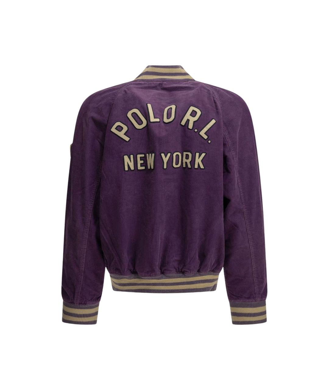POLO RALPH LAUREN Фиолетовая хлопковая куртка, фото 2