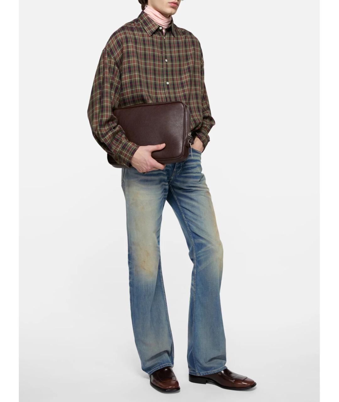 ACNE STUDIOS Синие хлопковые джинсы, фото 3