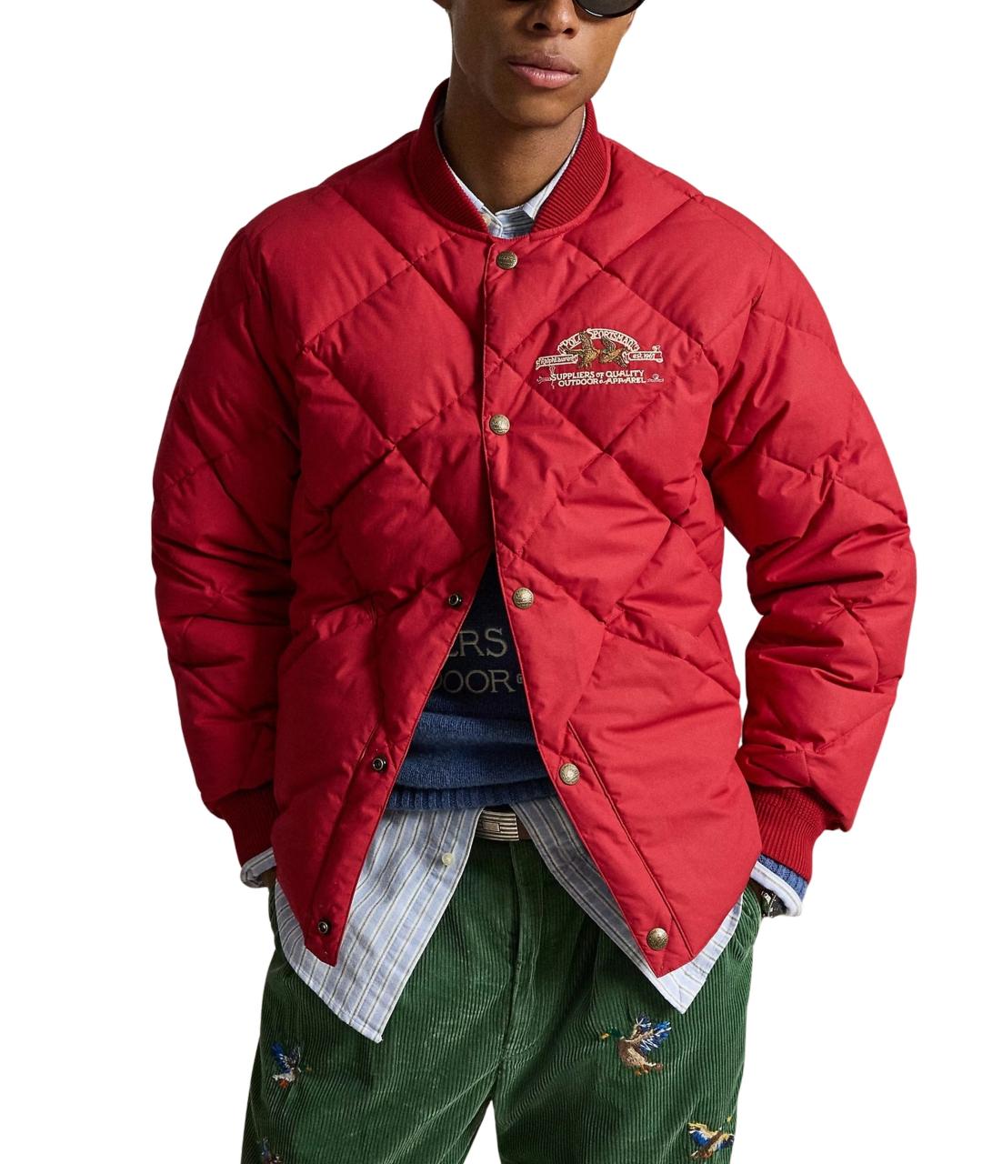 POLO RALPH LAUREN Красная хлопковая куртка, фото 2