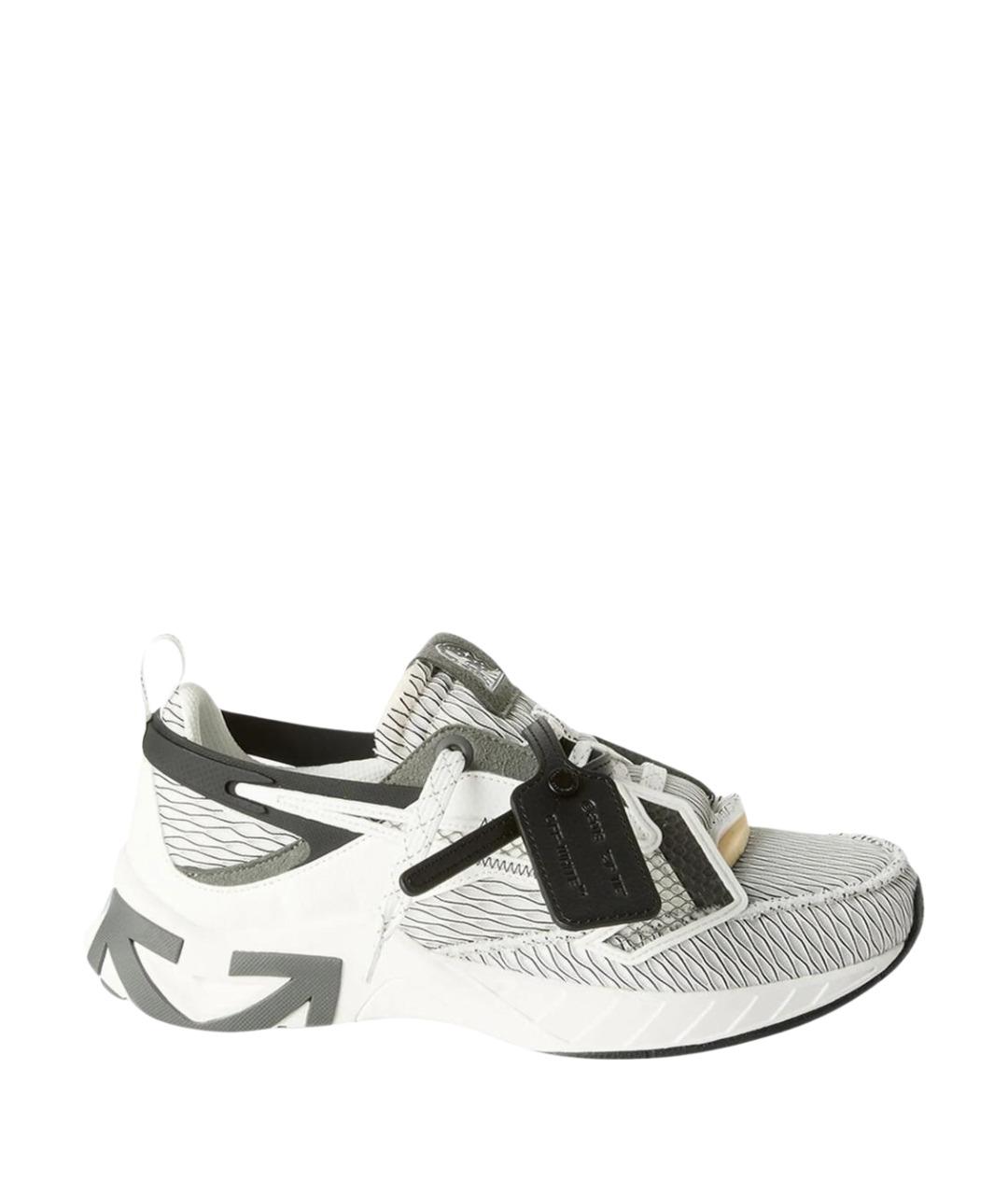 OFF-WHITE Мульти синтетические низкие кроссовки / кеды, фото 1