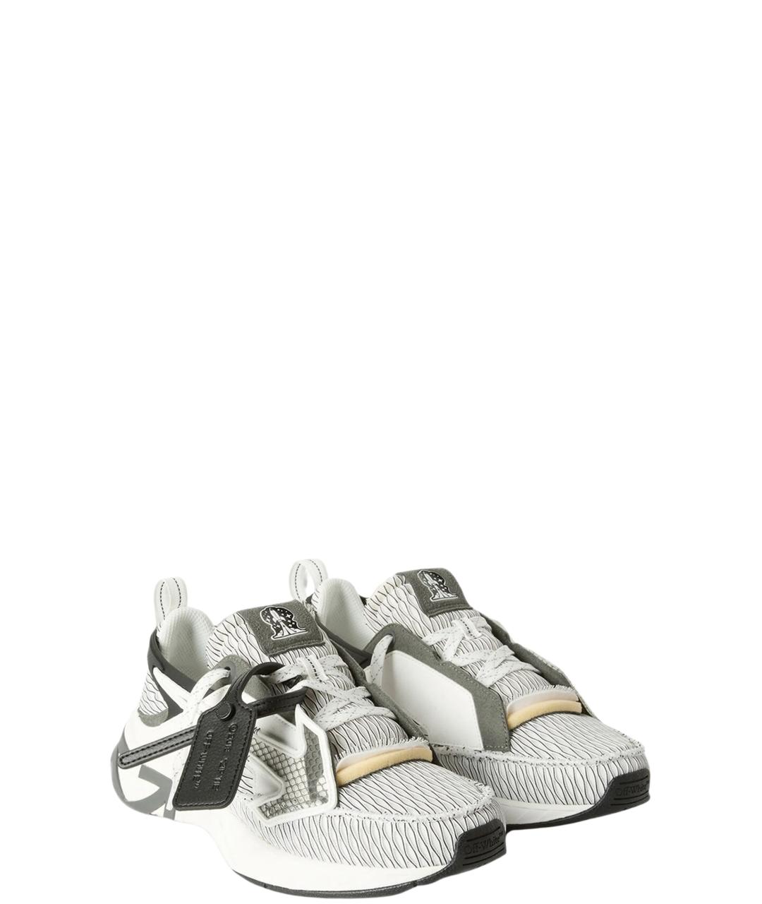 OFF-WHITE Мульти синтетические низкие кроссовки / кеды, фото 2
