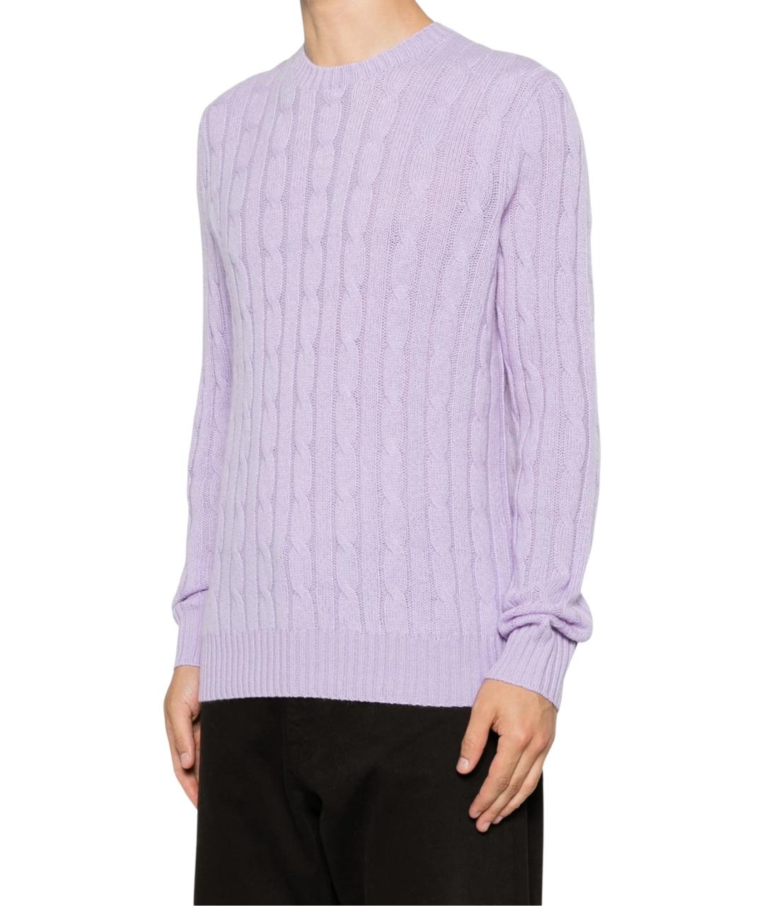 POLO RALPH LAUREN Фиолетовый кашемировый джемпер / свитер, фото 2