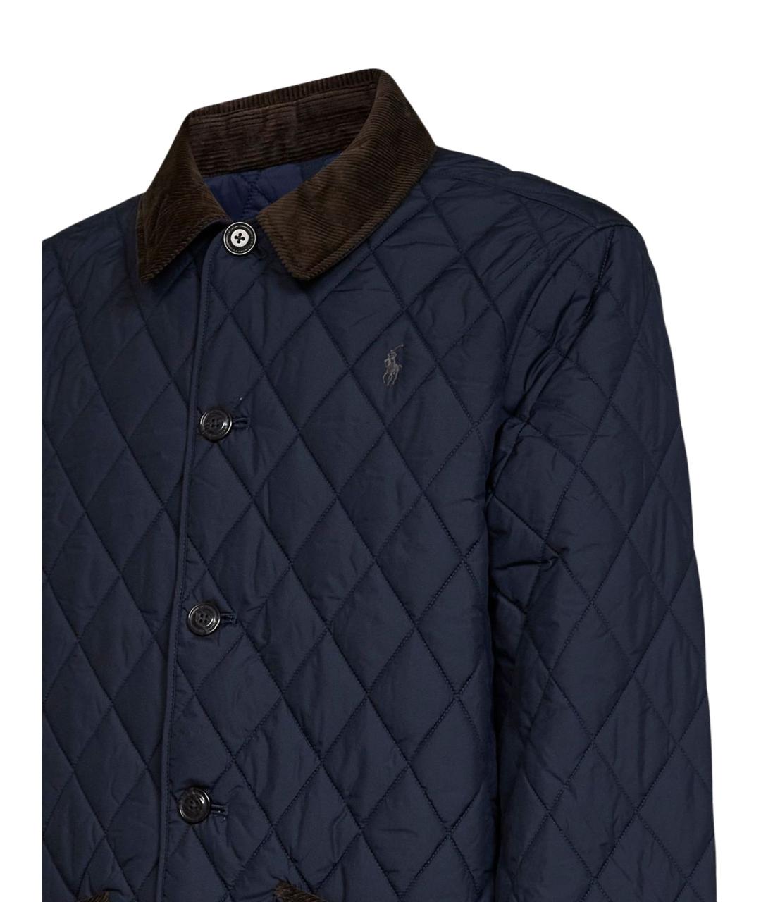 POLO RALPH LAUREN Темно-синяя полиэстеровая куртка, фото 3