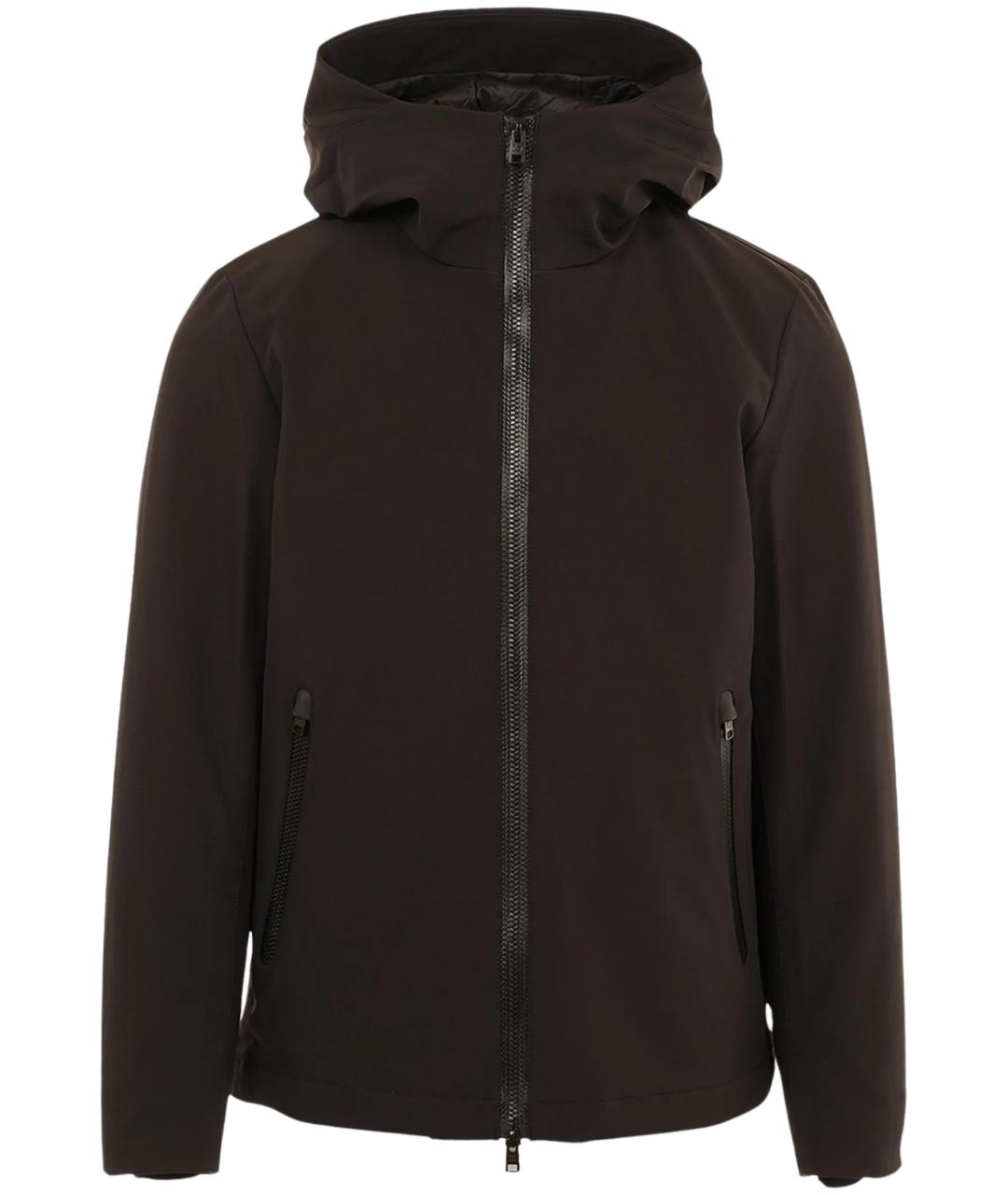 WOOLRICH Черная полиамидовая куртка, фото 1