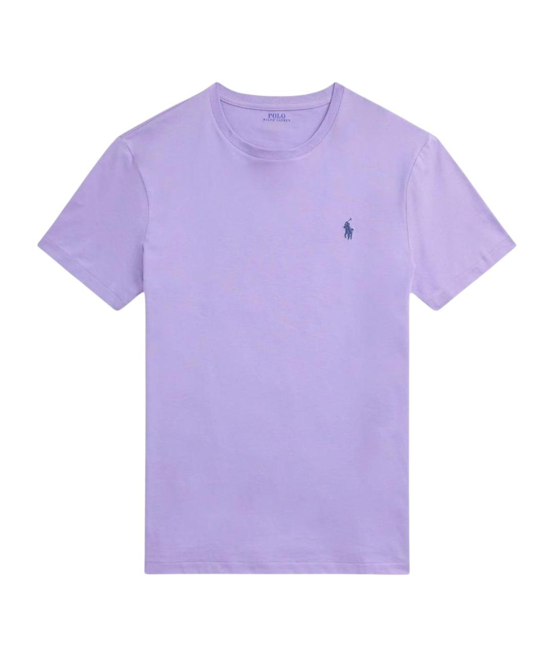 POLO RALPH LAUREN Фиолетовая хлопковая футболка, фото 1