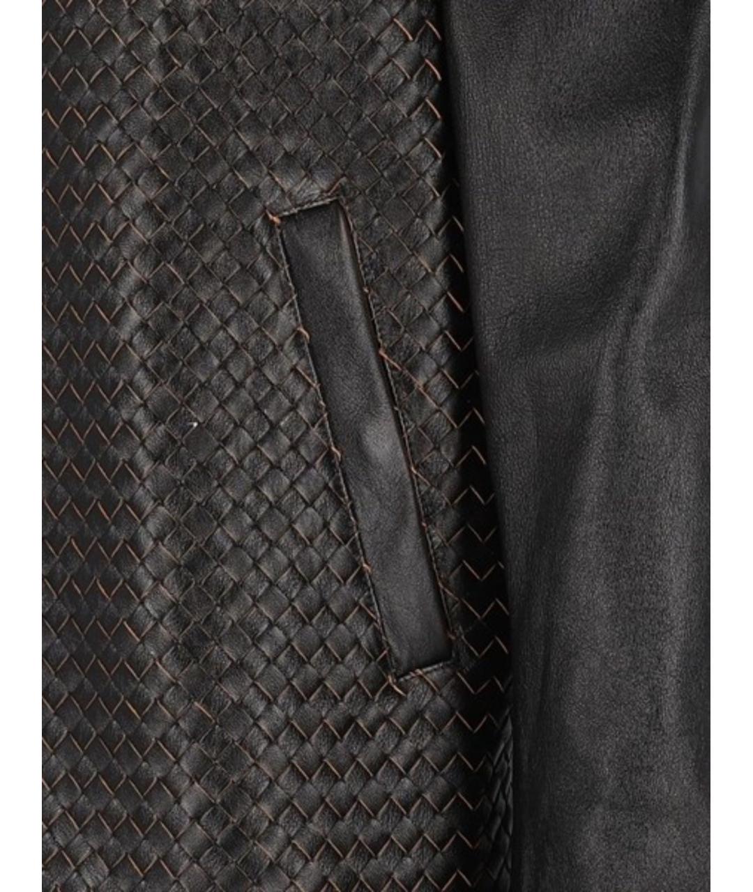 BOTTEGA VENETA Мульти кожаная куртка, фото 5