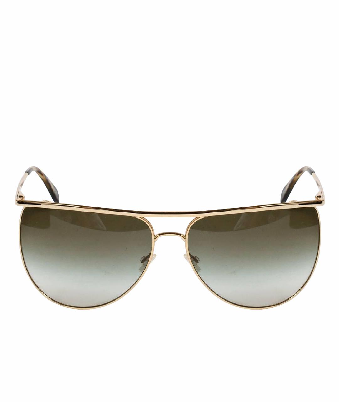 BALMAIN Золотые металлические солнцезащитные очки, фото 1