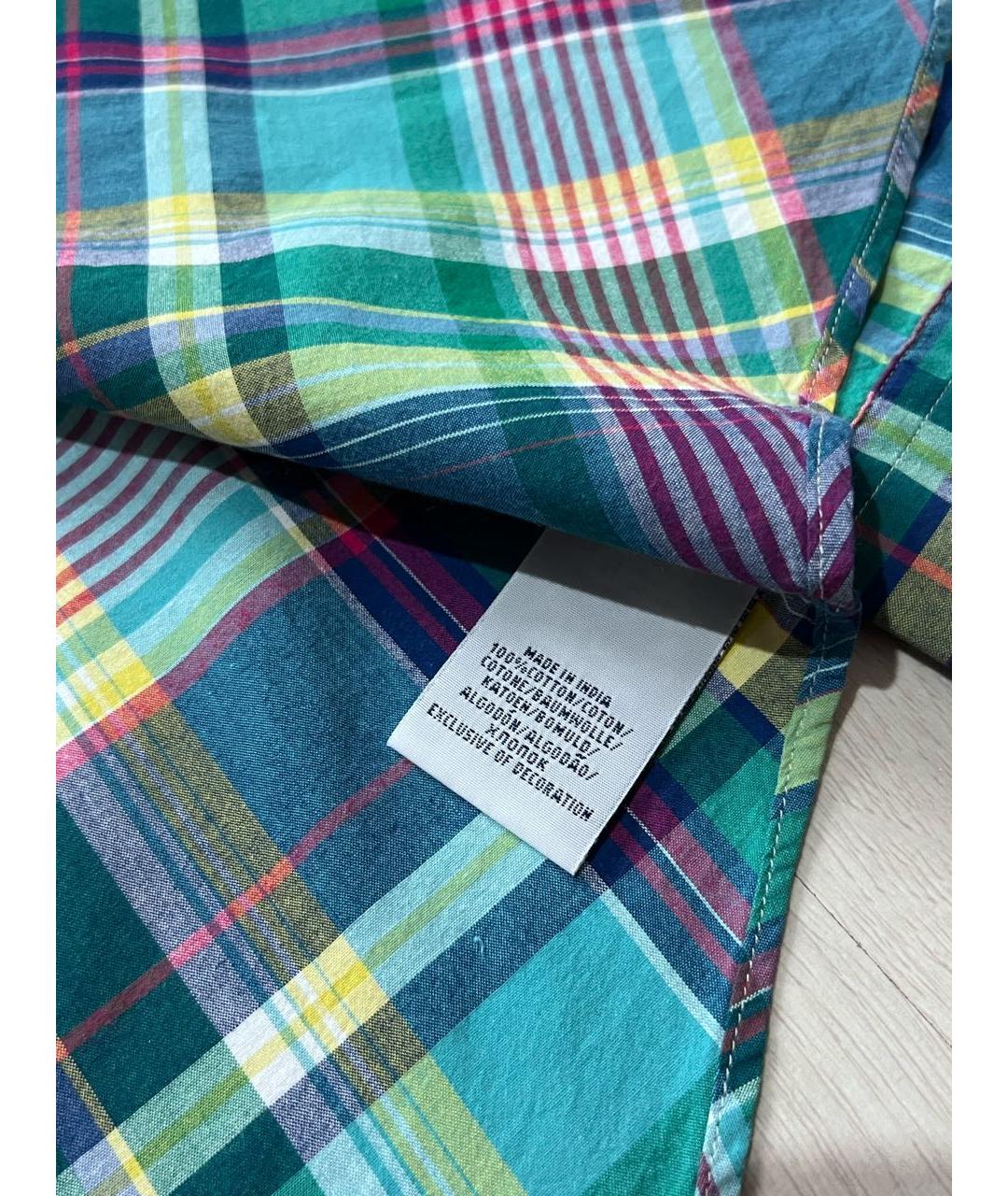 RALPH LAUREN Мульти хлопковая кэжуал рубашка, фото 6