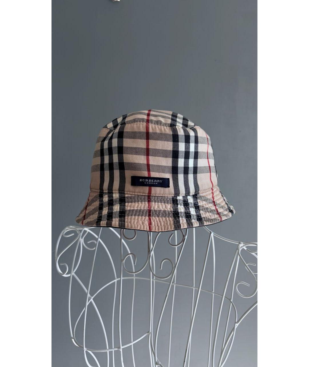 BURBERRY Черная кожаная панама, фото 2