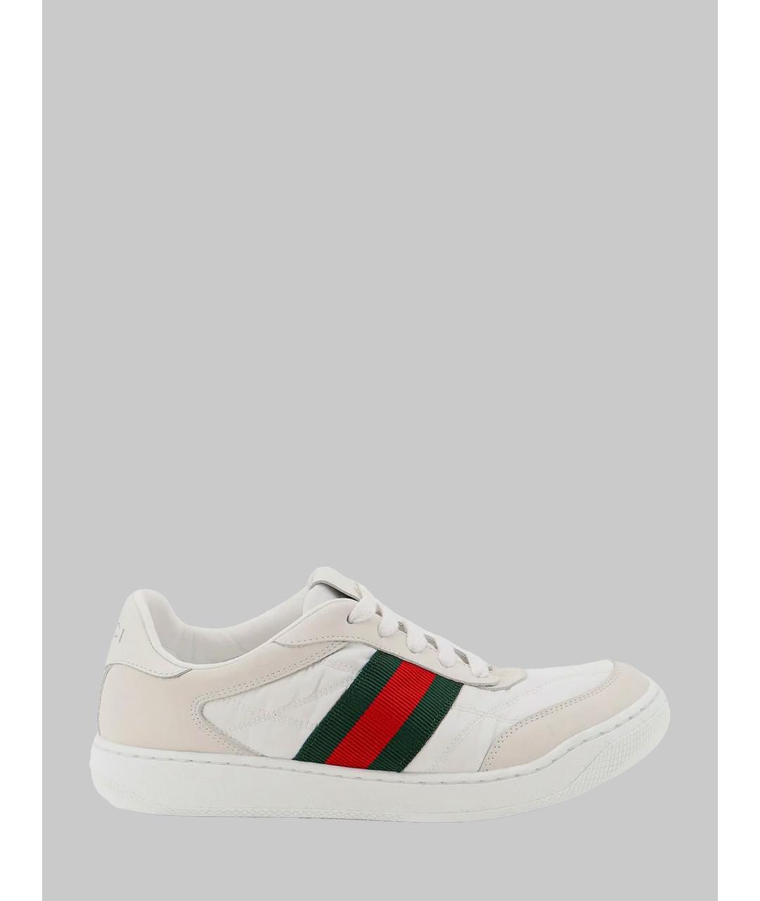 GUCCI Белые синтетические кеды, фото 4