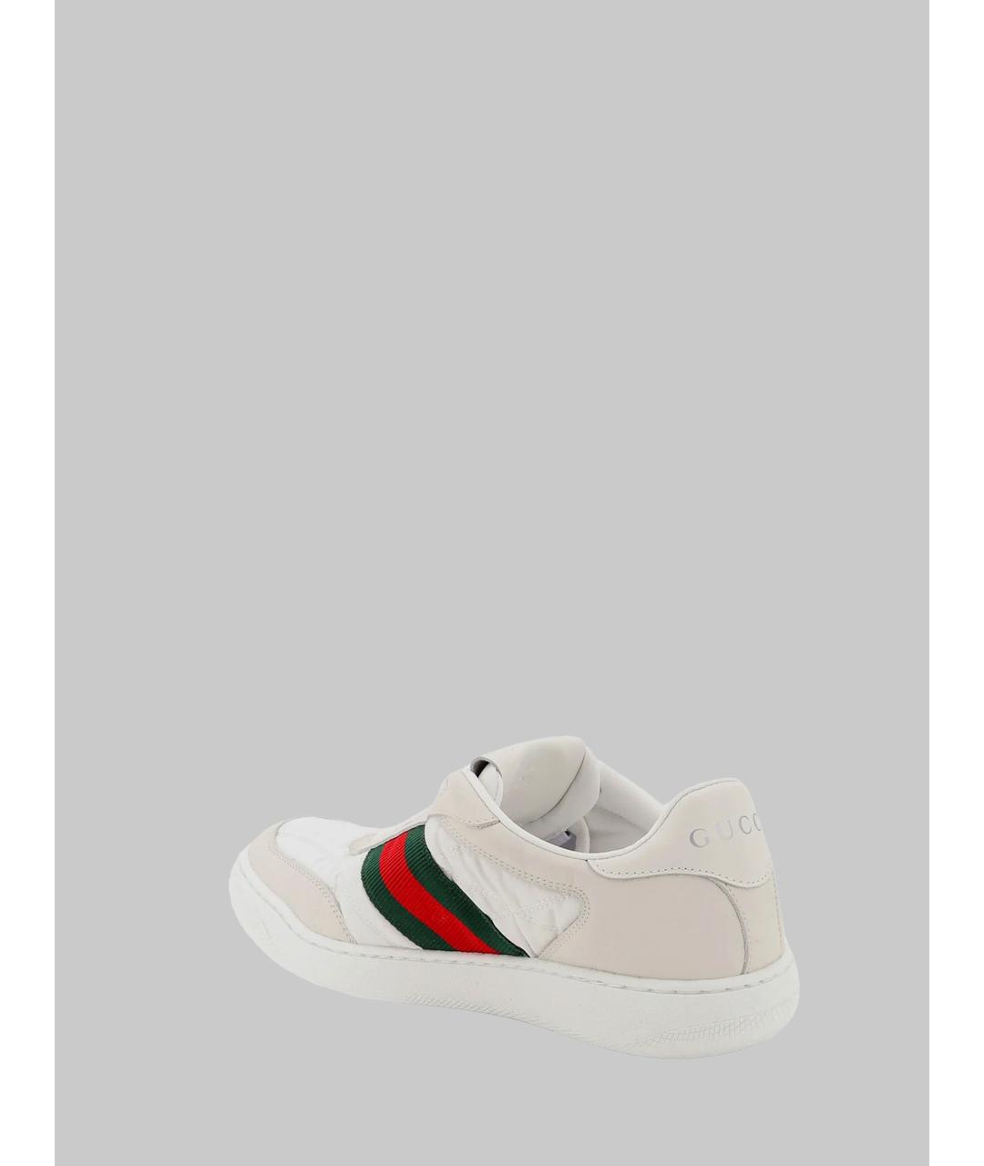 GUCCI Белые синтетические кеды, фото 2