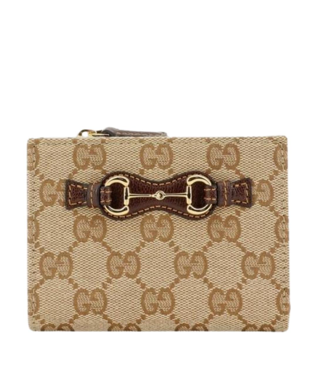 GUCCI Бежевый кошелек, фото 1