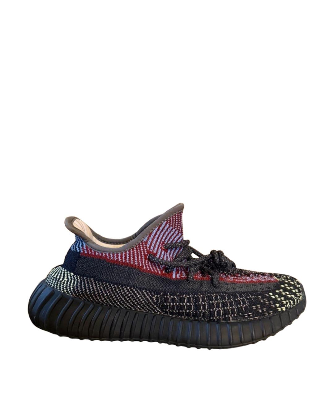 ADIDAS YEEZY Черные текстильные кроссовки, фото 1