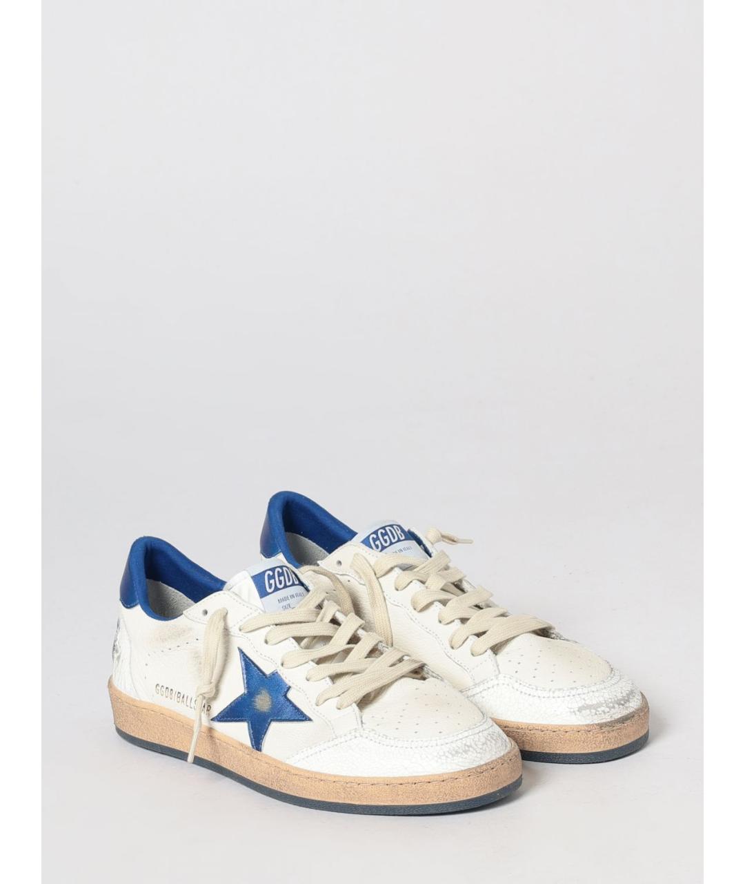 GOLDEN GOOSE Белые низкие кроссовки / кеды, фото 2
