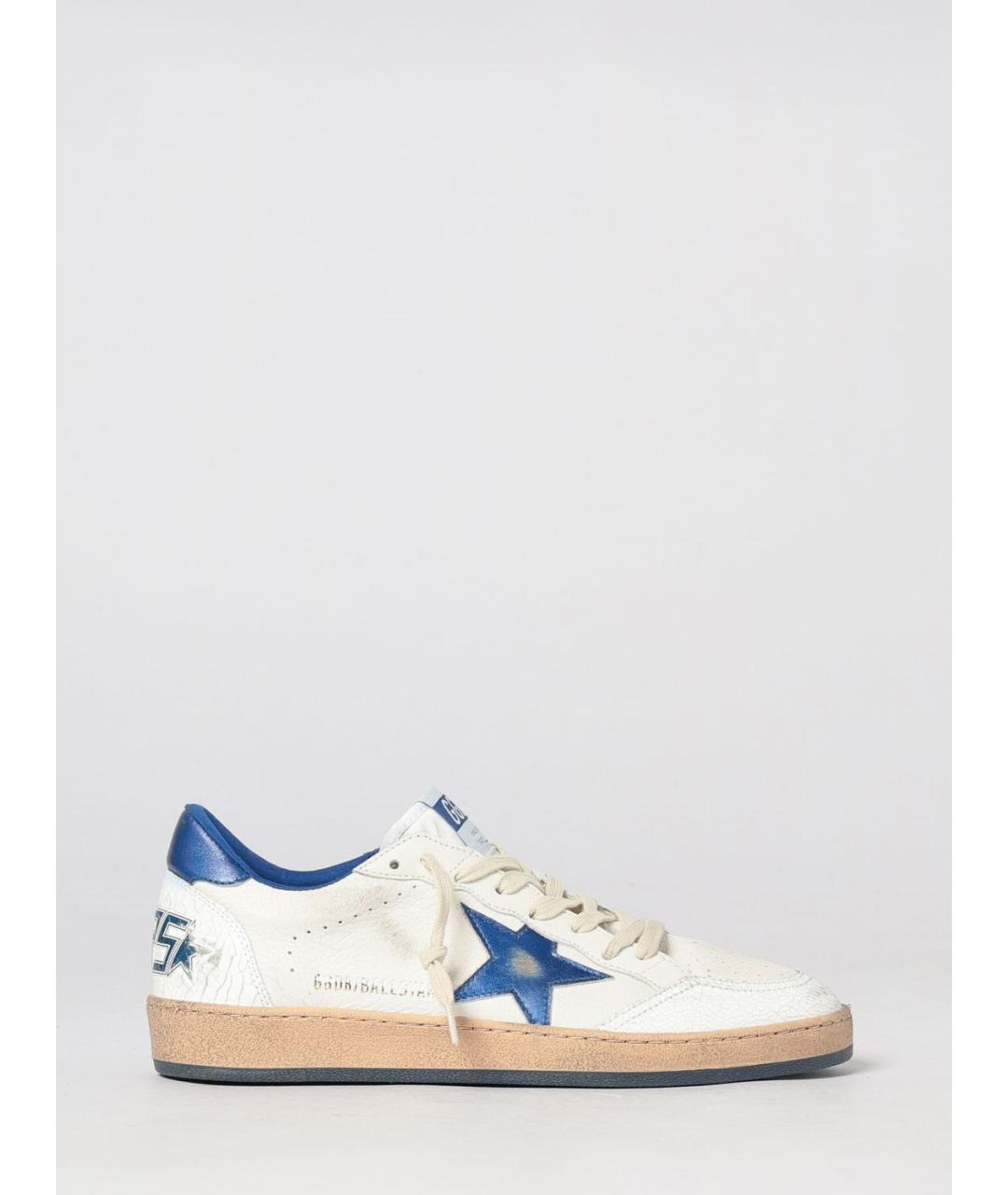 GOLDEN GOOSE Белые низкие кроссовки / кеды, фото 4