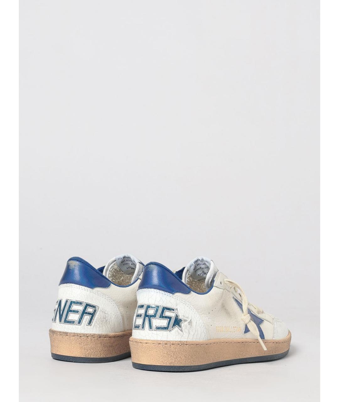 GOLDEN GOOSE Белые низкие кроссовки / кеды, фото 3