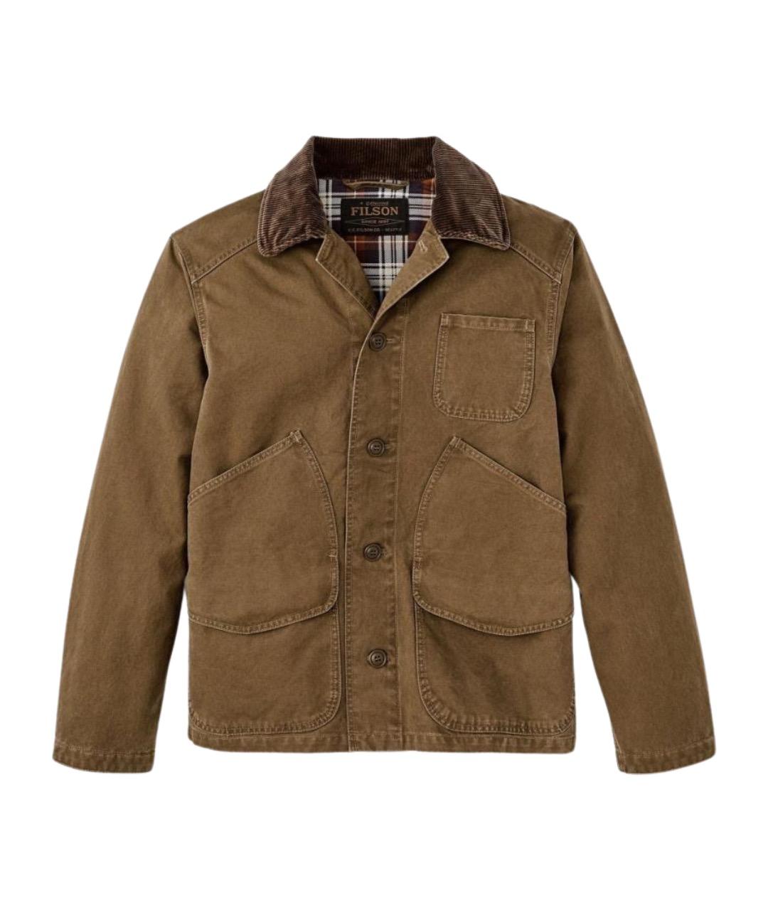 FILSON Коричневая хлопковая куртка, фото 1