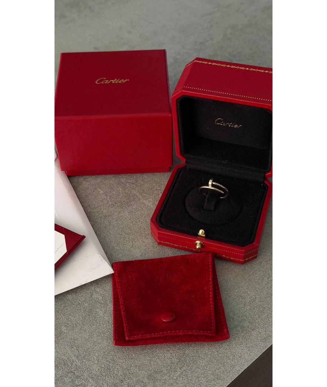 CARTIER Серебряное платиновое кольцо, фото 4