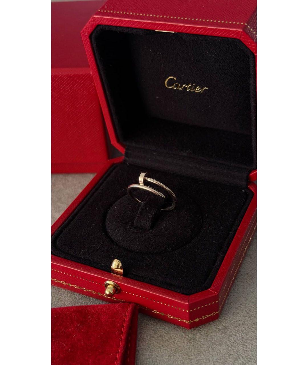 CARTIER Серебряное платиновое кольцо, фото 9