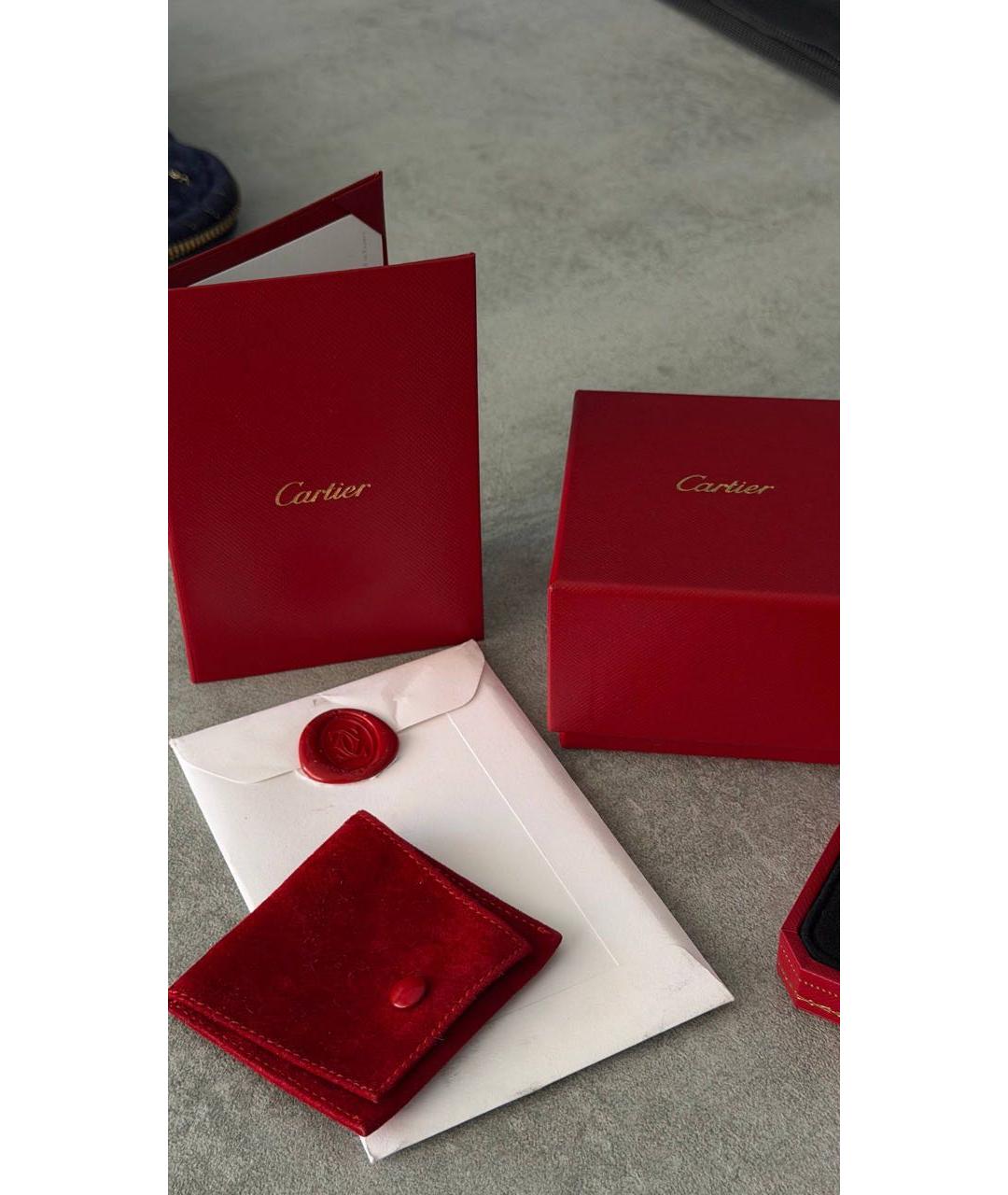 CARTIER Серебряное платиновое кольцо, фото 7