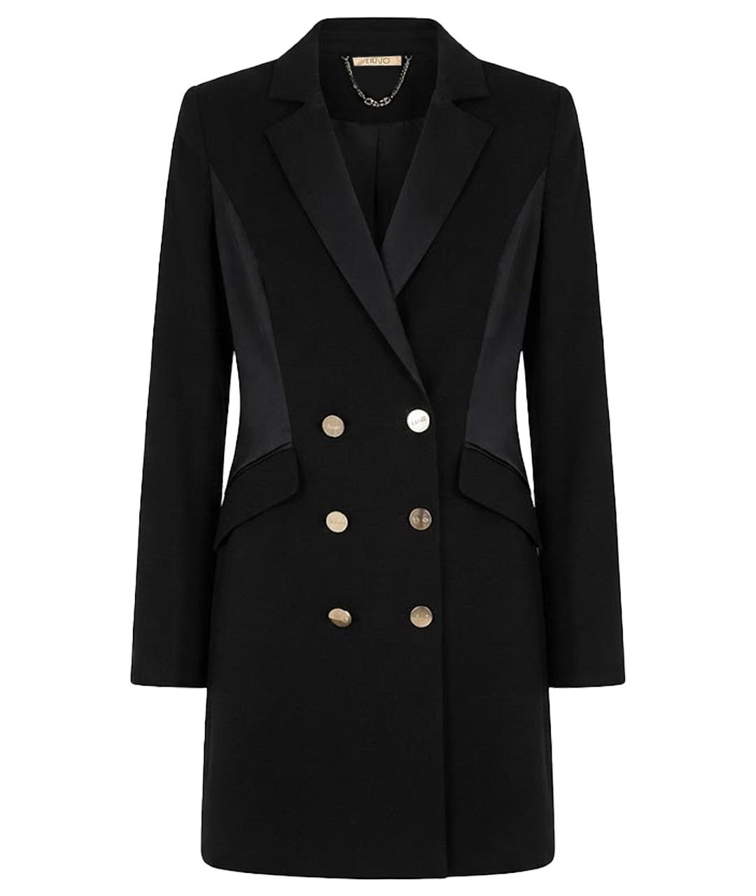 LIU JO Черное вискозное платье, фото 1