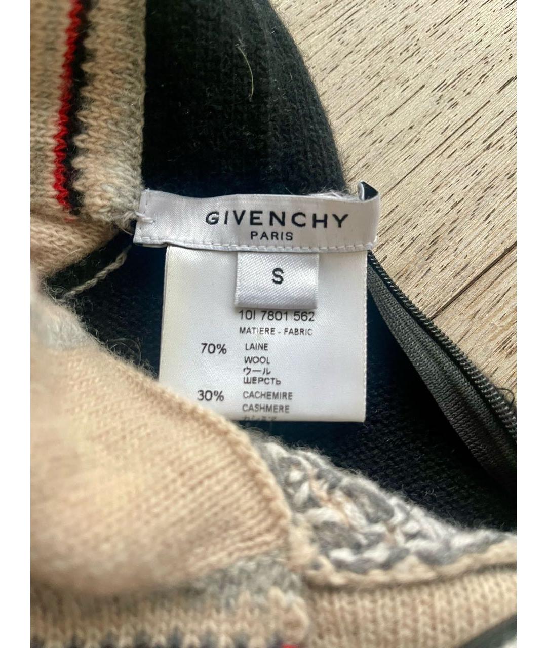 GIVENCHY Черный шерстяной джемпер / свитер, фото 3