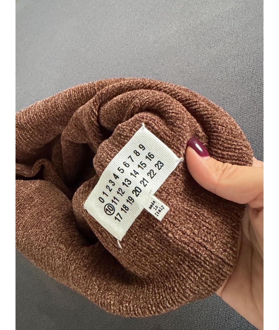 MAISON MARGIELA Коричневая шапка, фото 3