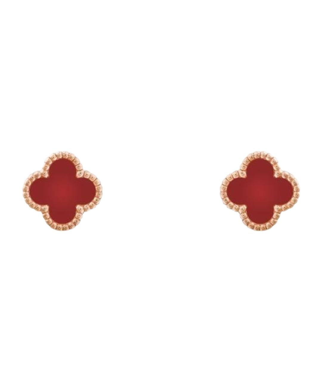 VAN CLEEF & ARPELS Золотые серьги из розового золота, фото 1