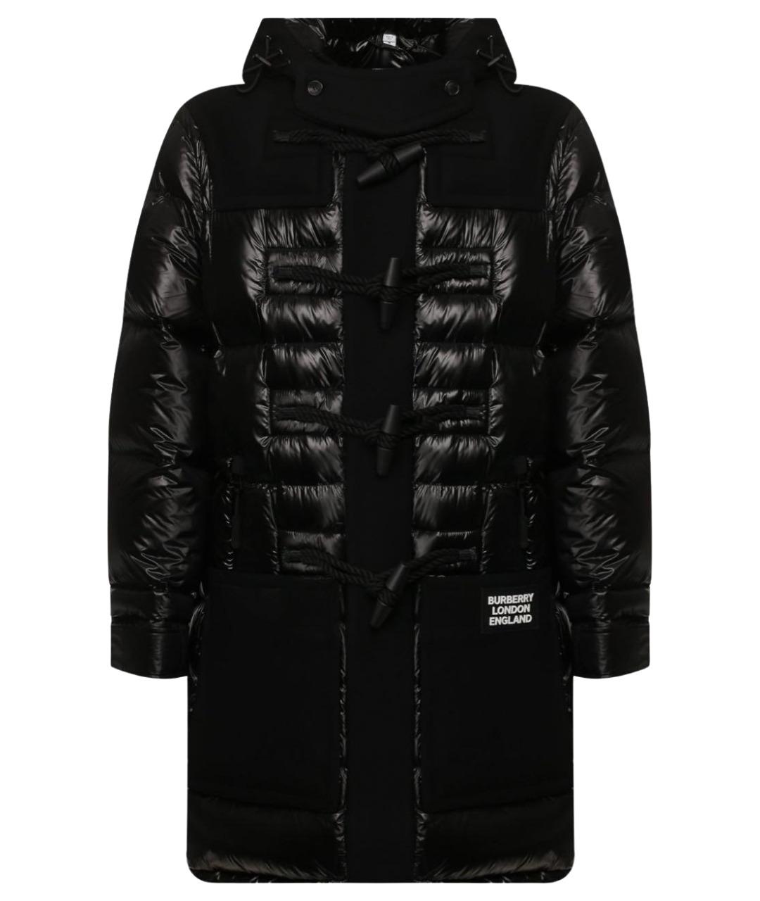 BURBERRY Черный пуховик, фото 1